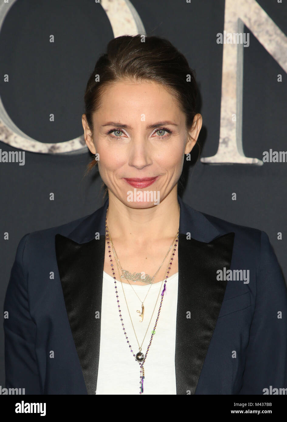 Westwood, Ca. 13th Feb, 2018. Tuva Novotny, at the Los Angeles Premiere Of Annihilation at the Regency Villages Theatre in Westwood, California on February 13, 2018. Credit: Faye Sadou/Media Punch/Alamy Live News Stock Photo