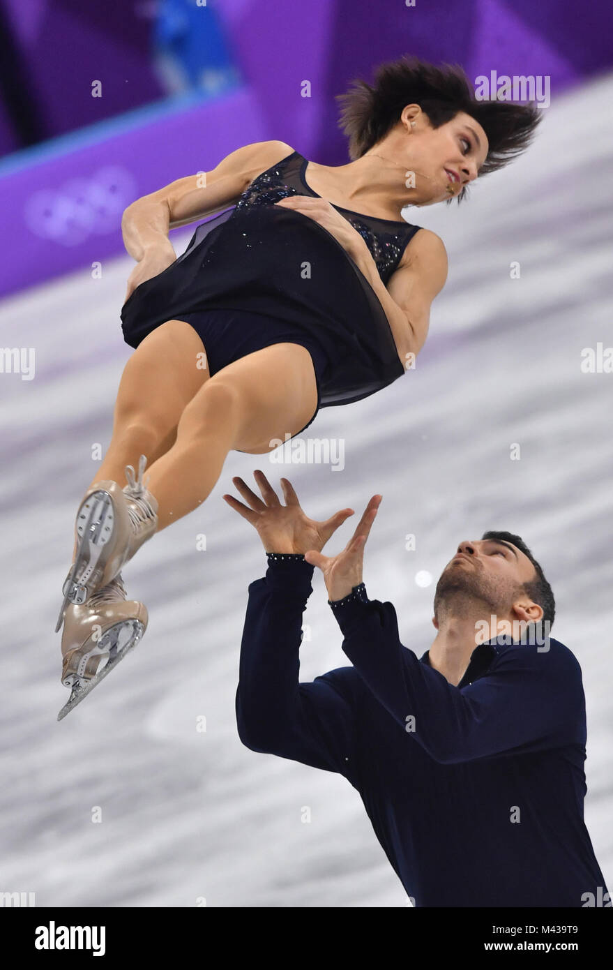 Gangneung, South Korea. 14th Feb, 2018. Meagan Duhamel and Eric Radford