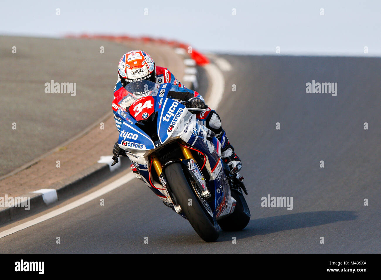 FILE PICS: 14th Feb, 2018. Photo taken:  Carrickfergus, Northern Ireland. Thursday 11 May, 2017.   Alastair Seeley, the most successful rider in the history of the Vauxhall International North West 200 with 21 victories, will race Tyco BMWs in the Superbike and Superstock races at this year's event on May 13-19.  This will be the 38 year old's seventh season racing under the banner of Philip and Hector Neill's TAS Racing team and Seeley has his sights firmly set on superbike glory.   Credit: Graham  Service/Alamy Live News Stock Photo