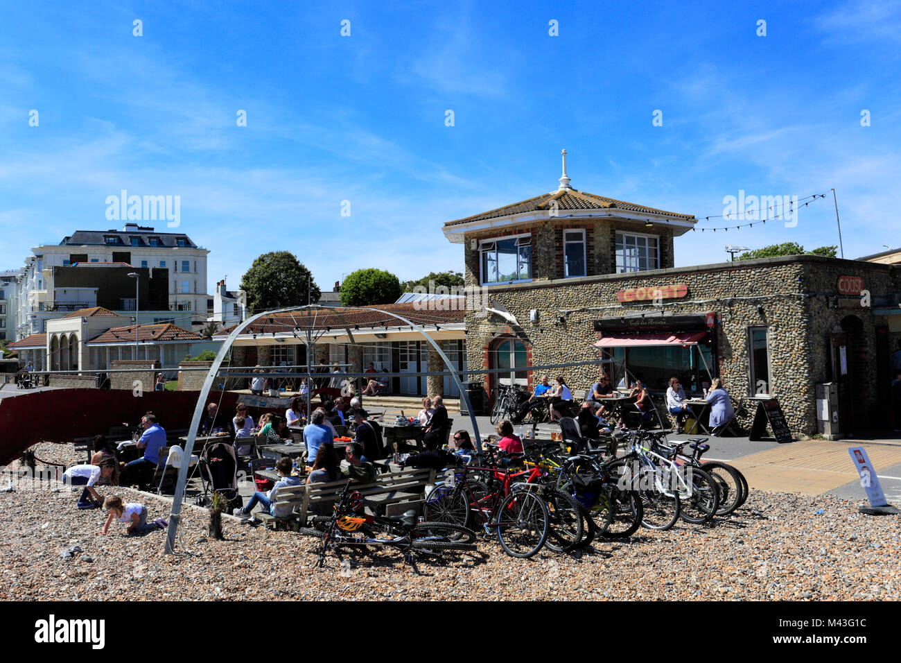 Summer, Splash Point, Worthing town promenade, West Sussex, England, UK
