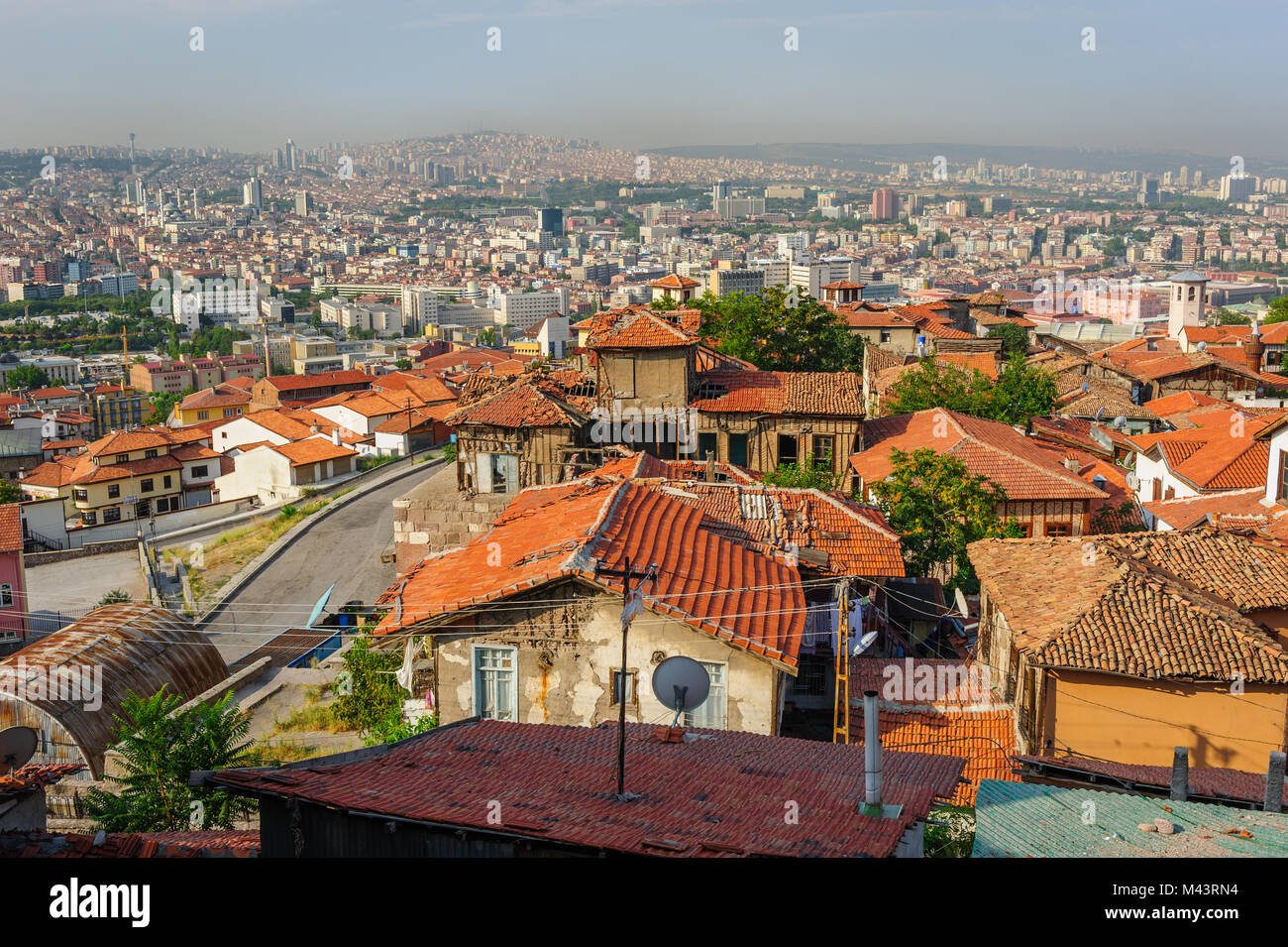 Cityscape of Ankara, Turkey Stock Photo