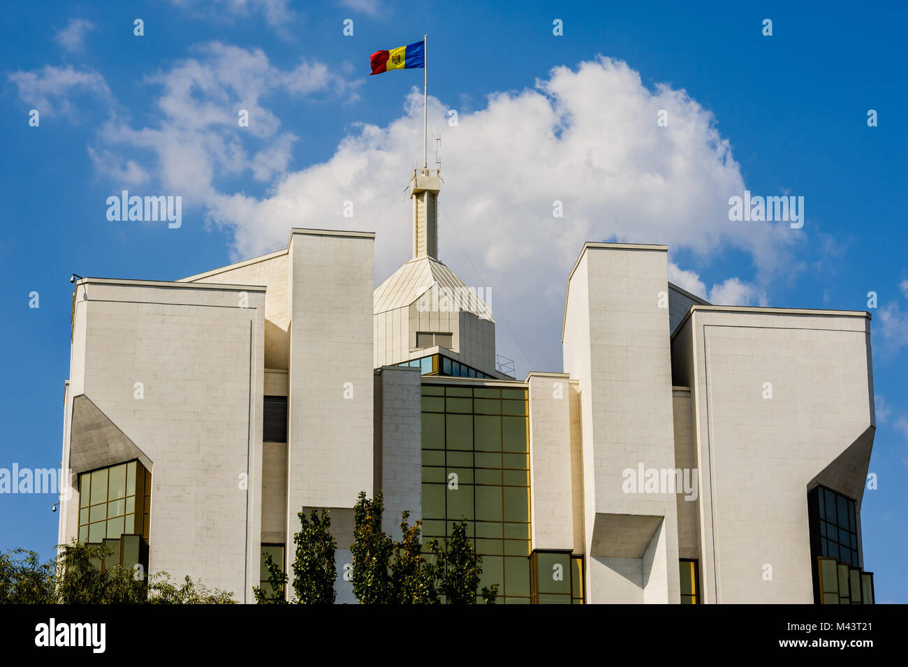 President's administration building, Chisinau, Moldova Stock Photo