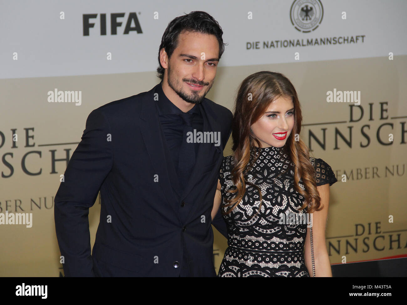 Mats Hummels with girlfriend Cathy Fischer Stock Photo