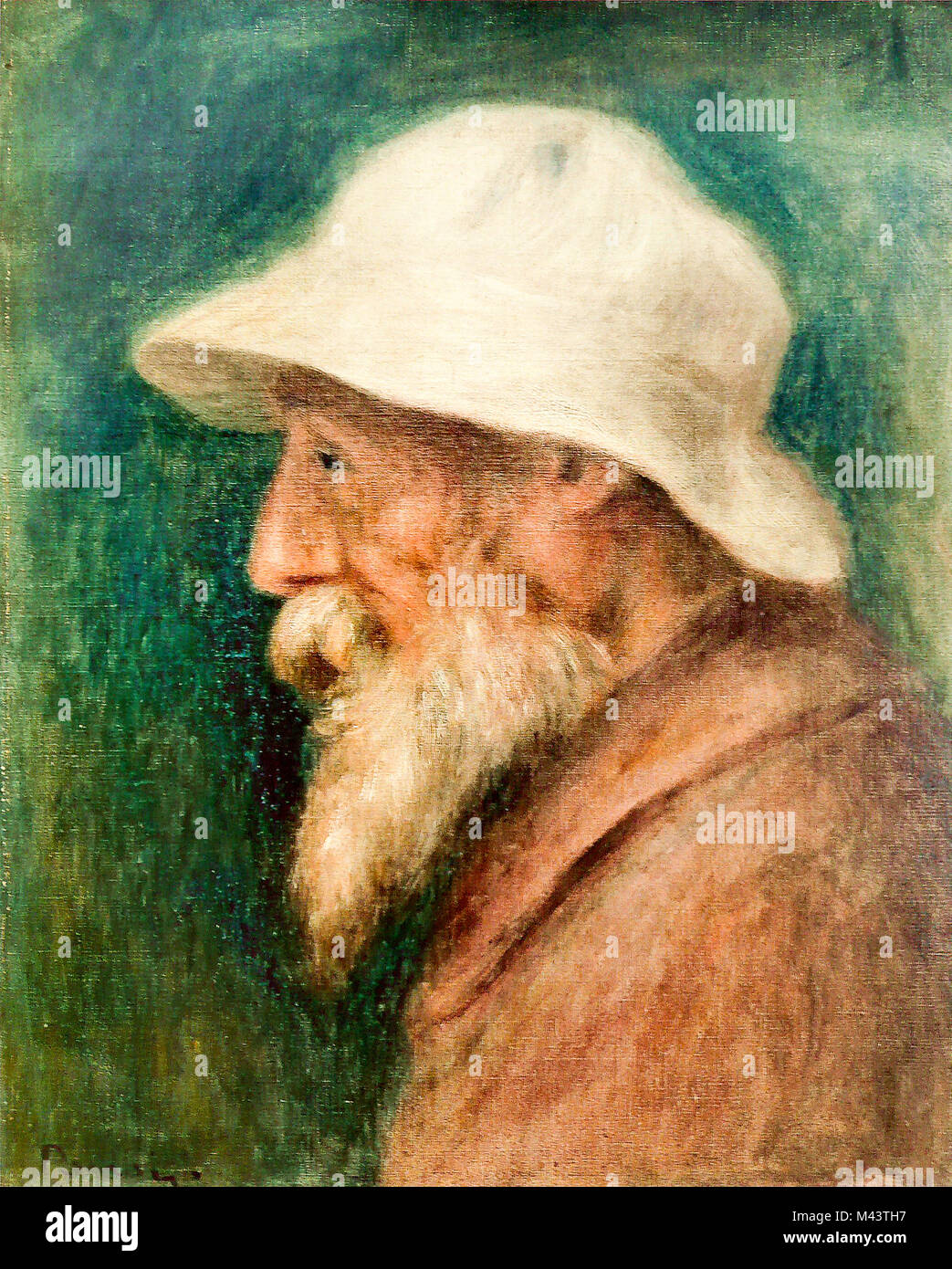 Self Portrait, 1910, Renoir Stock Photo - Alamy