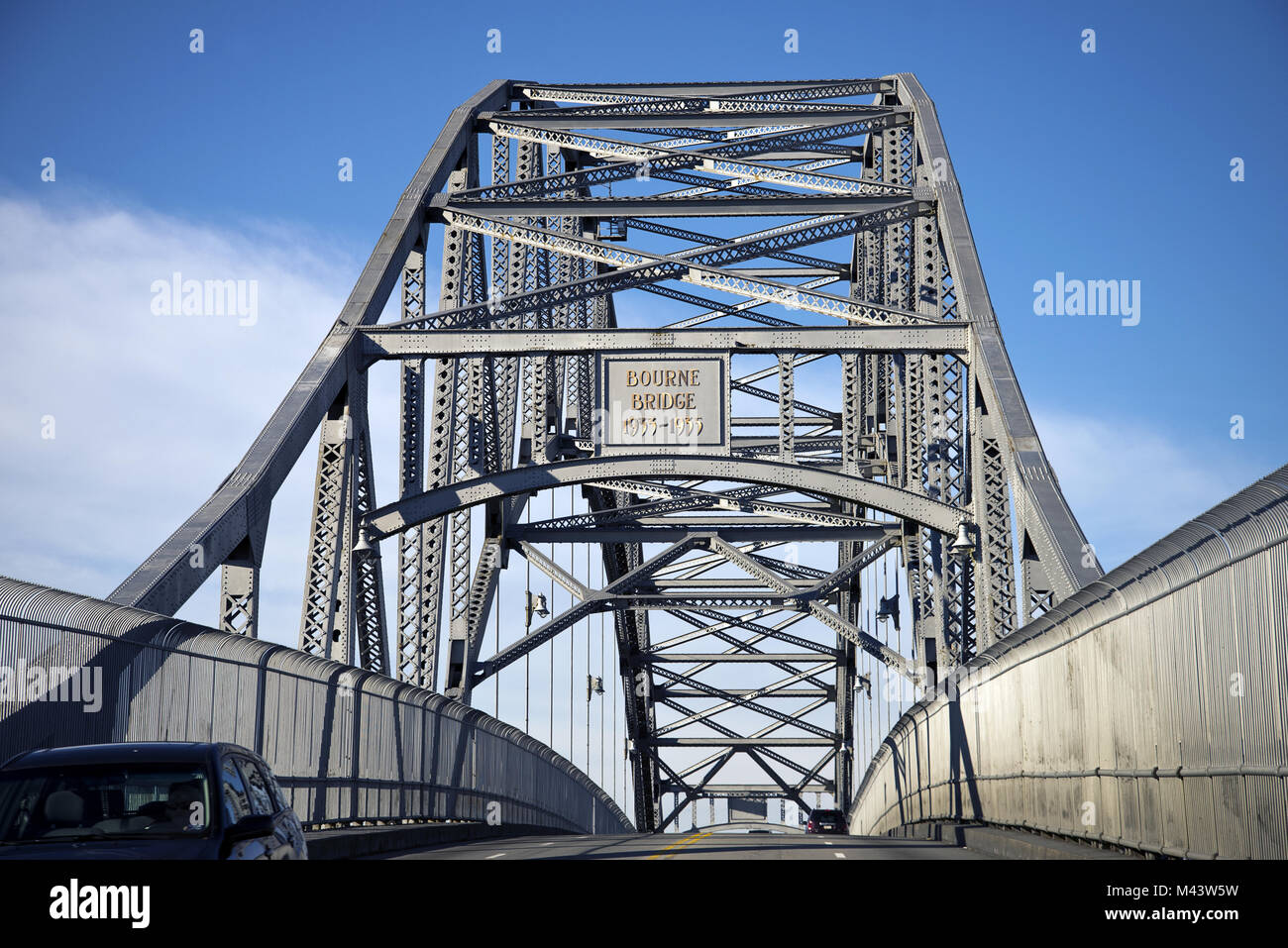 Bourne Bridge, Massachussets, USA Stock Photo