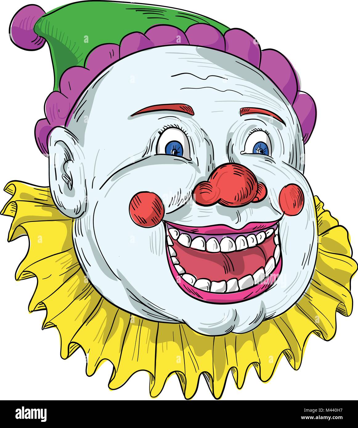 Evil Clown Drawing Circus  Clown Drawing HD Png Download  Transparent  Png Image  PNGitem