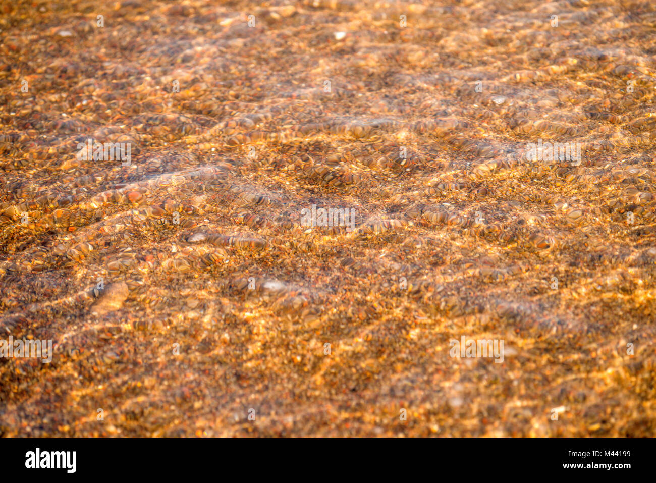 Sandy beach with shallow water of the surf Stock Photo Alamy