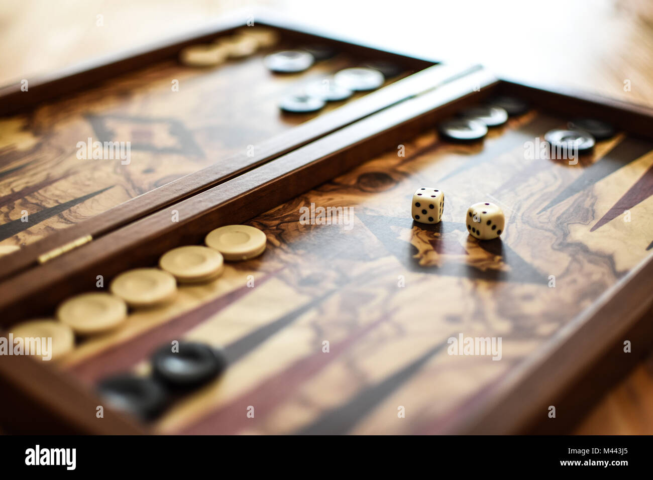 Backgammon - Tavli Stock Photo
