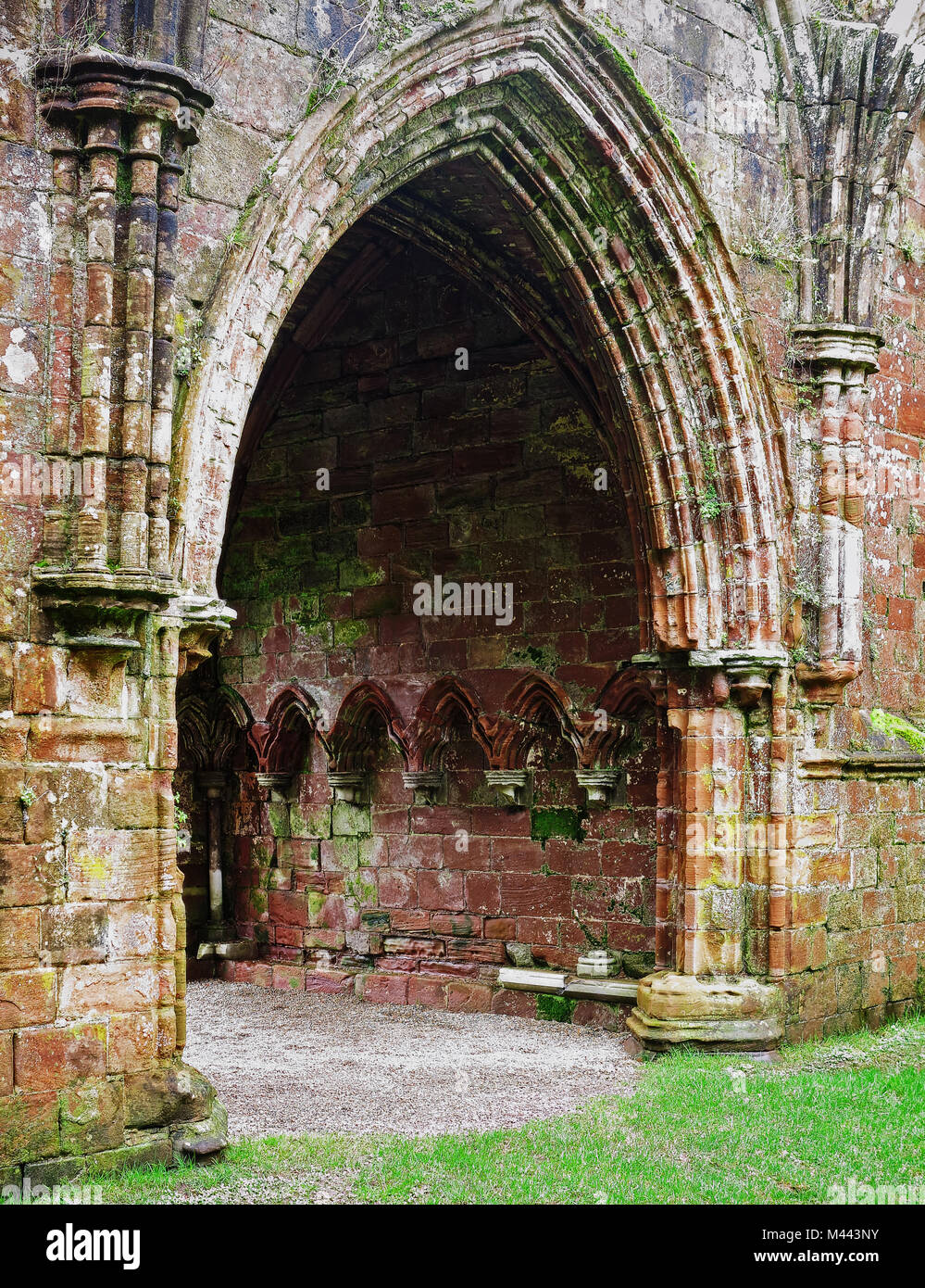 An ancient arch at Furness Abbey, Barrow in Furness Stock Photo Alamy