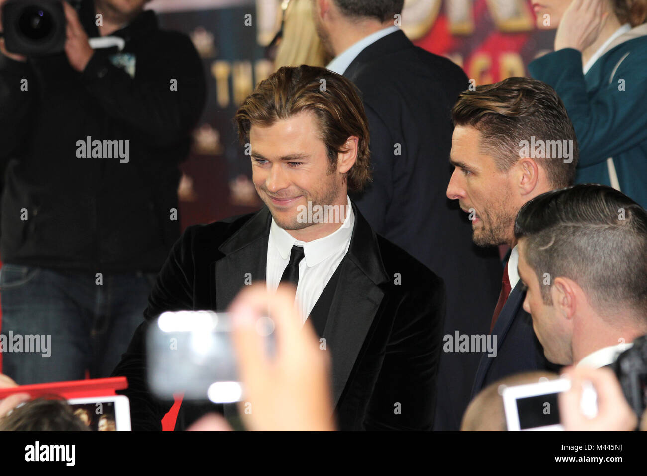 Premiere Thor: The Dark World - Chris Hemsworth Stock Photo