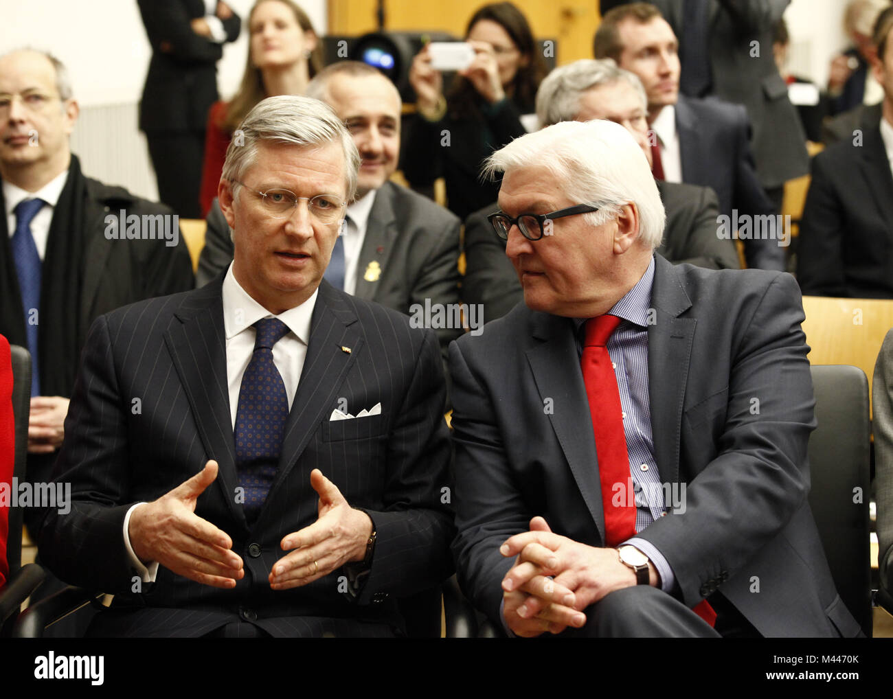 German Conf German-Belgian conference at German Foreign Office in Berlin Stock ...