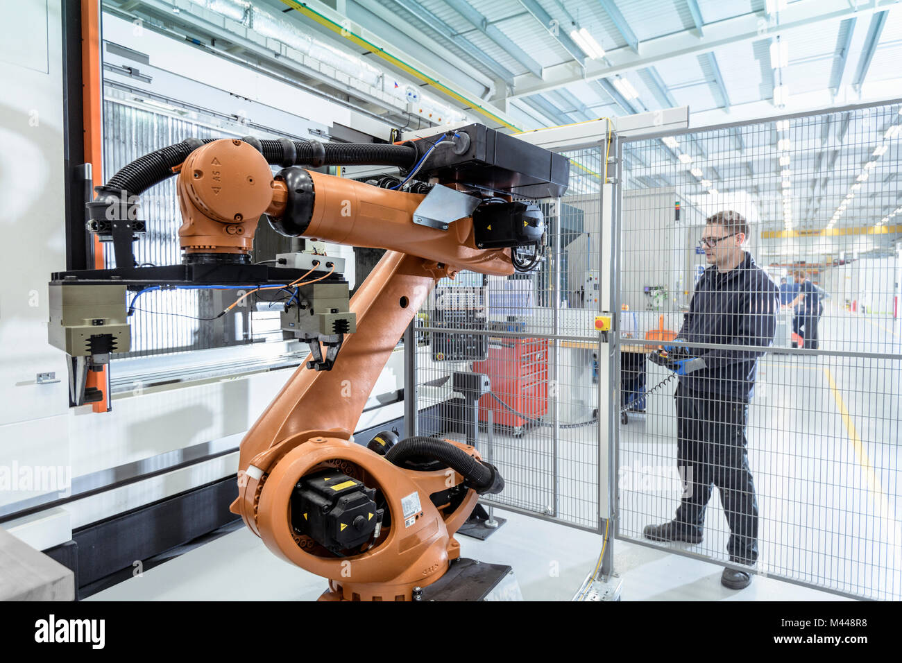 Robot in robotics research facility hi-res stock photography and images ...