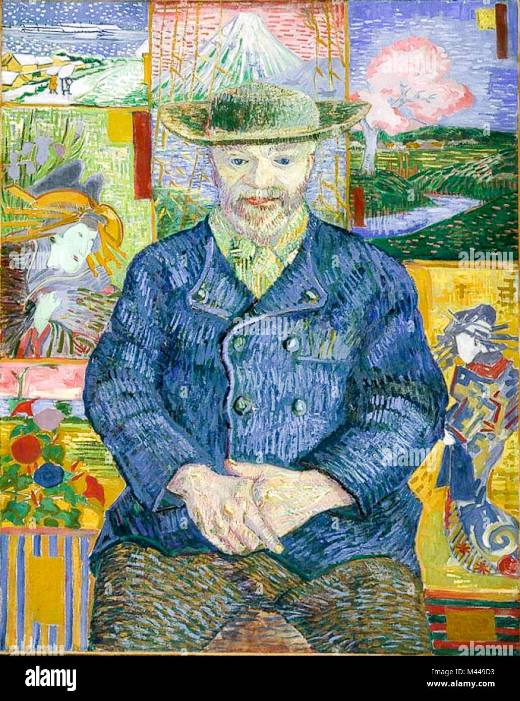 Portrait of Père Tanguy, 1887 by Van Gogh Stock Photo Alamy