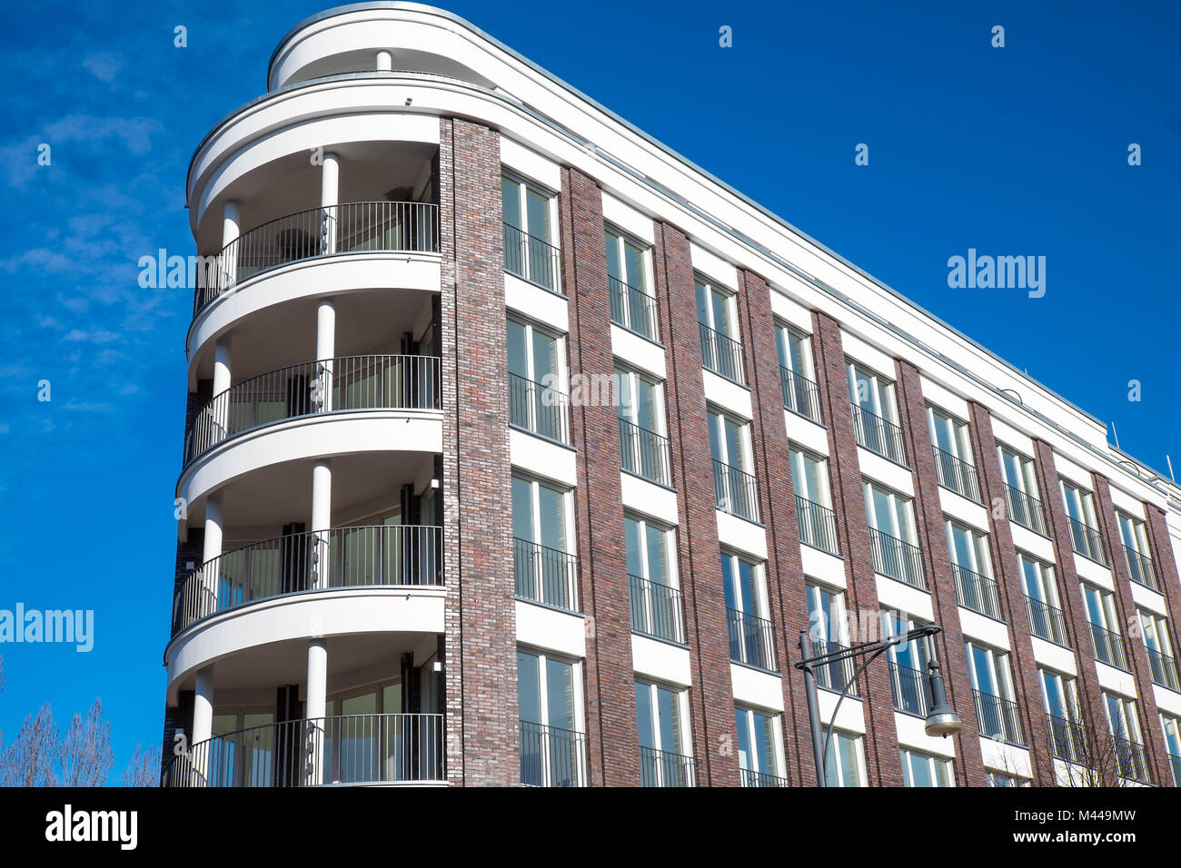 Modern apartment building seen in Berlin, Germany Stock Photo - Alamy