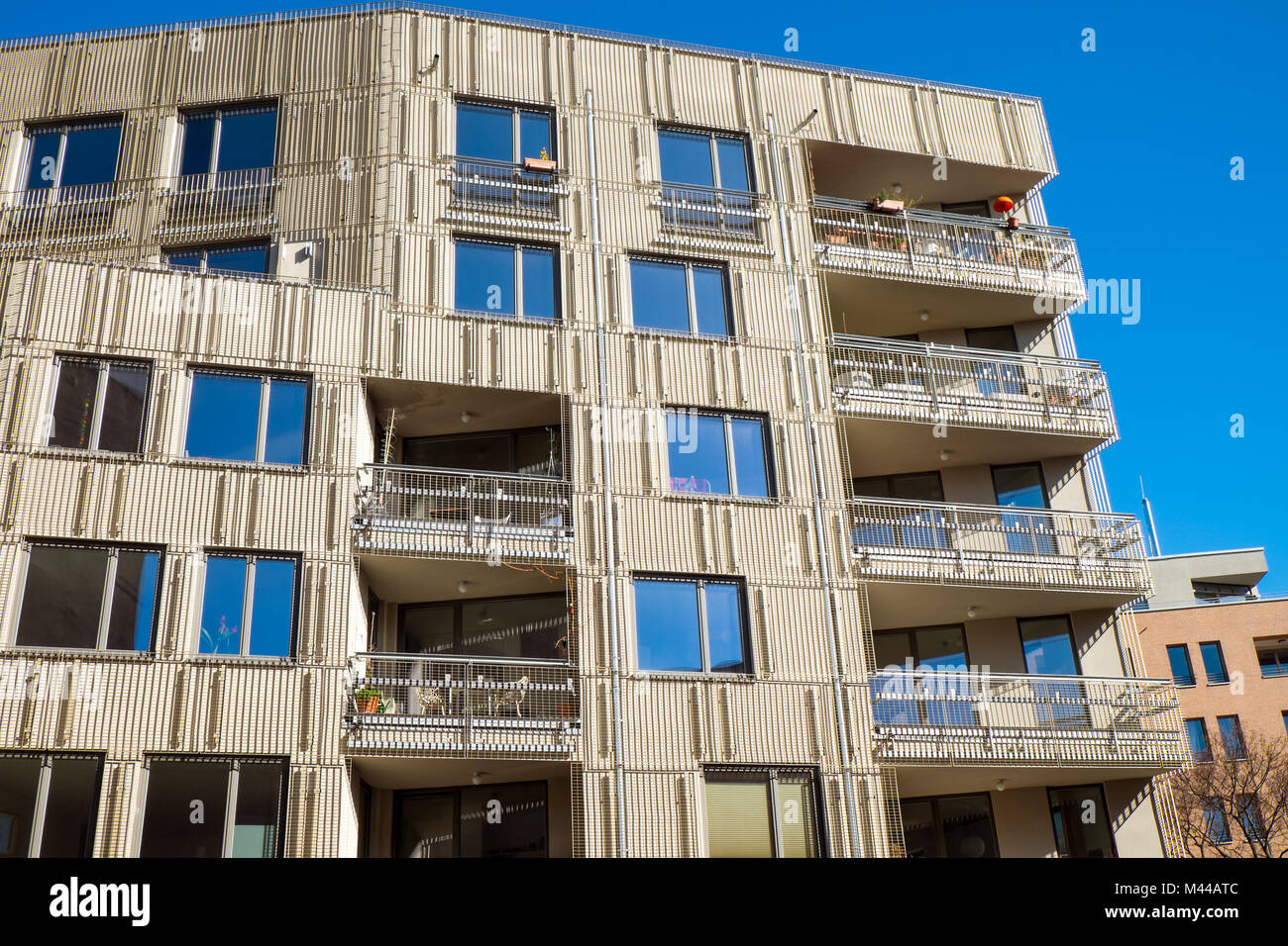 New apartment building in Berlin Stock Photo - Alamy