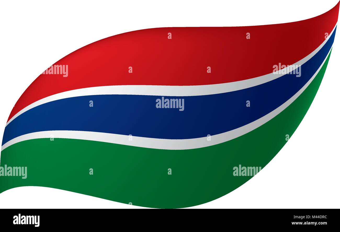 Gambia Flag Vector Illustration Stock Vector Image And Art Alamy