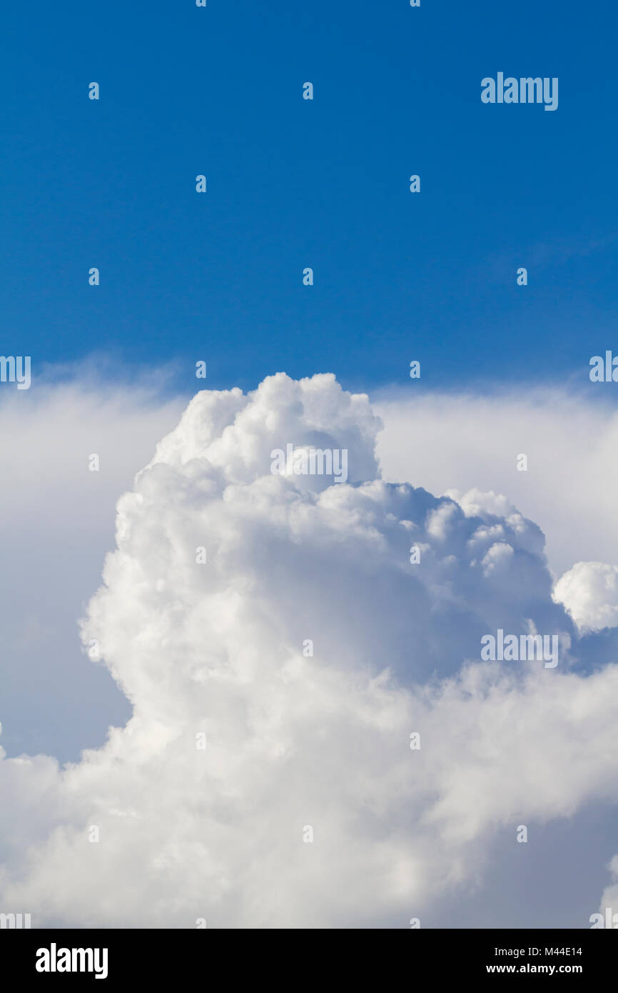 Summer sky with blue colors and very pure white clouds Stock Photo - Alamy