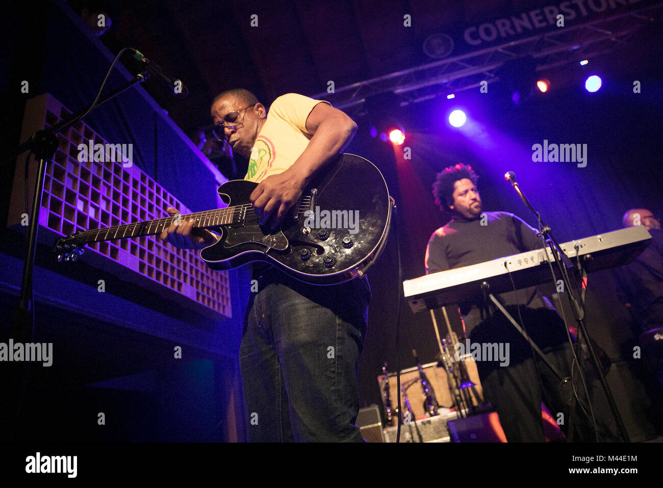 John "JB" Bigham and Chris Dowd of Fishbone perform on February 1st