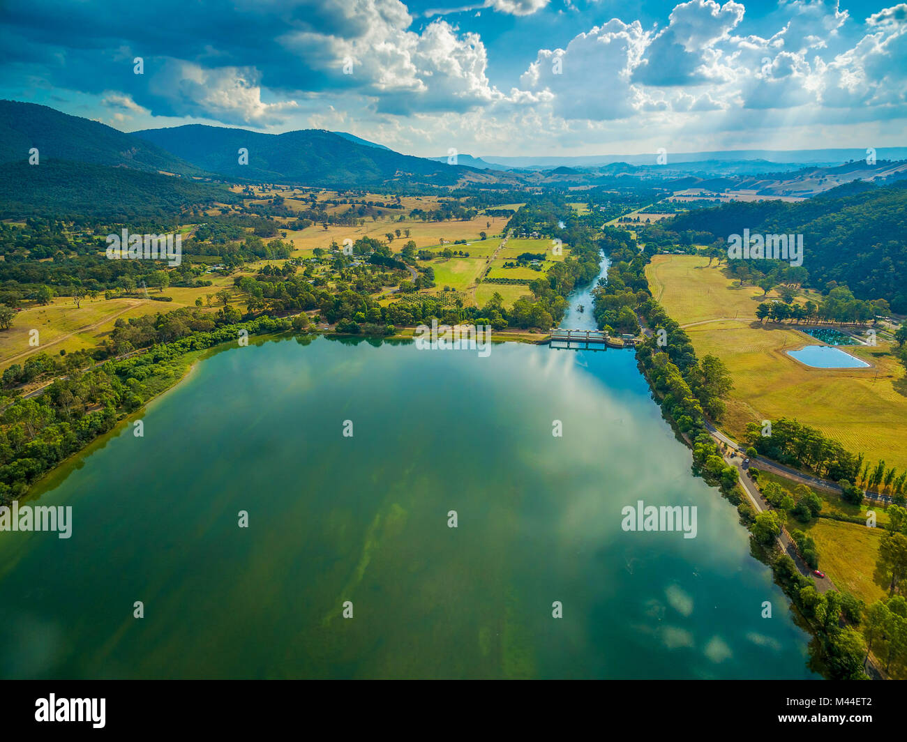 Aerial view lake eildon hi-res stock photography and images - Alamy