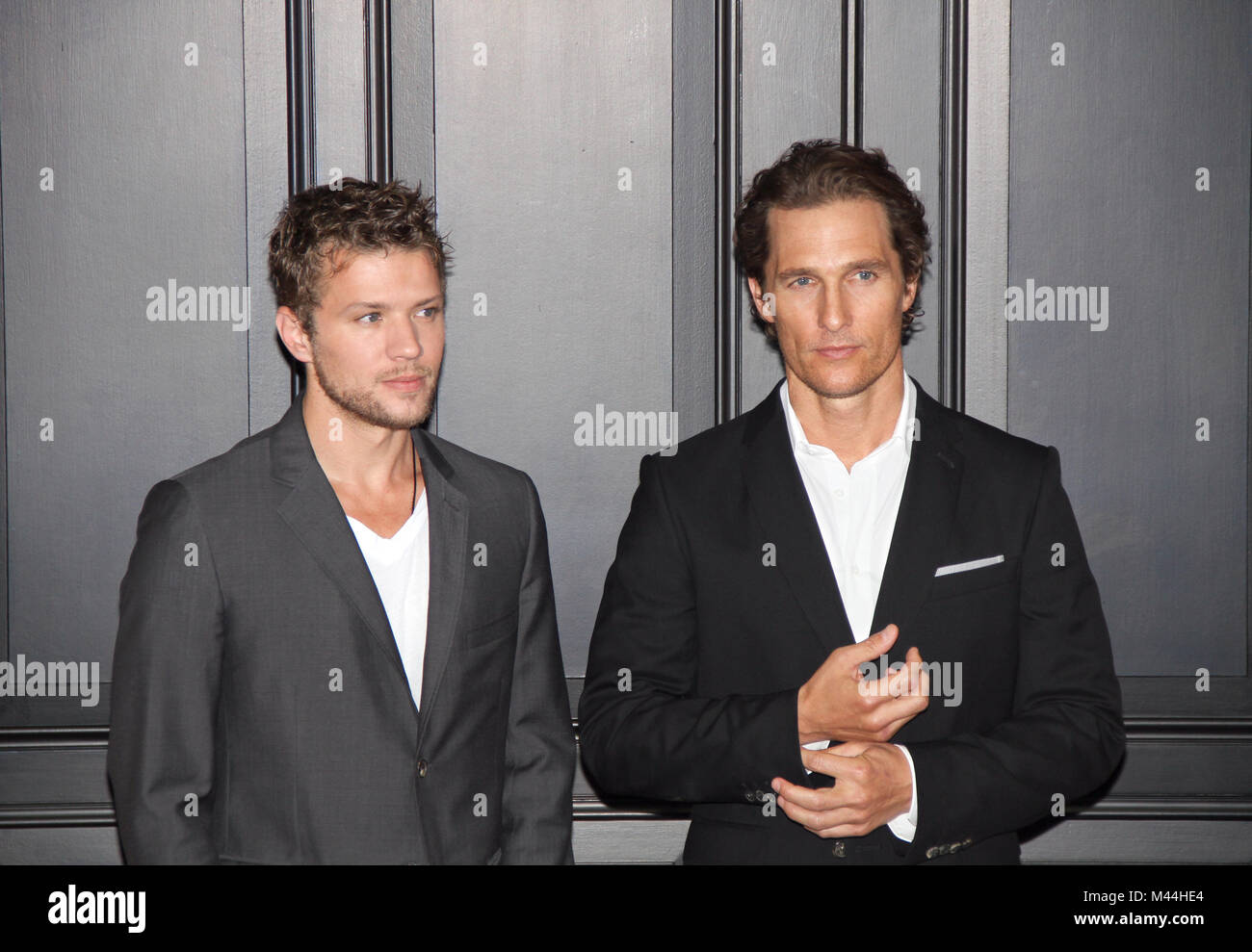 Matthew McConaughey and Ryan Phillippe Stock Photo