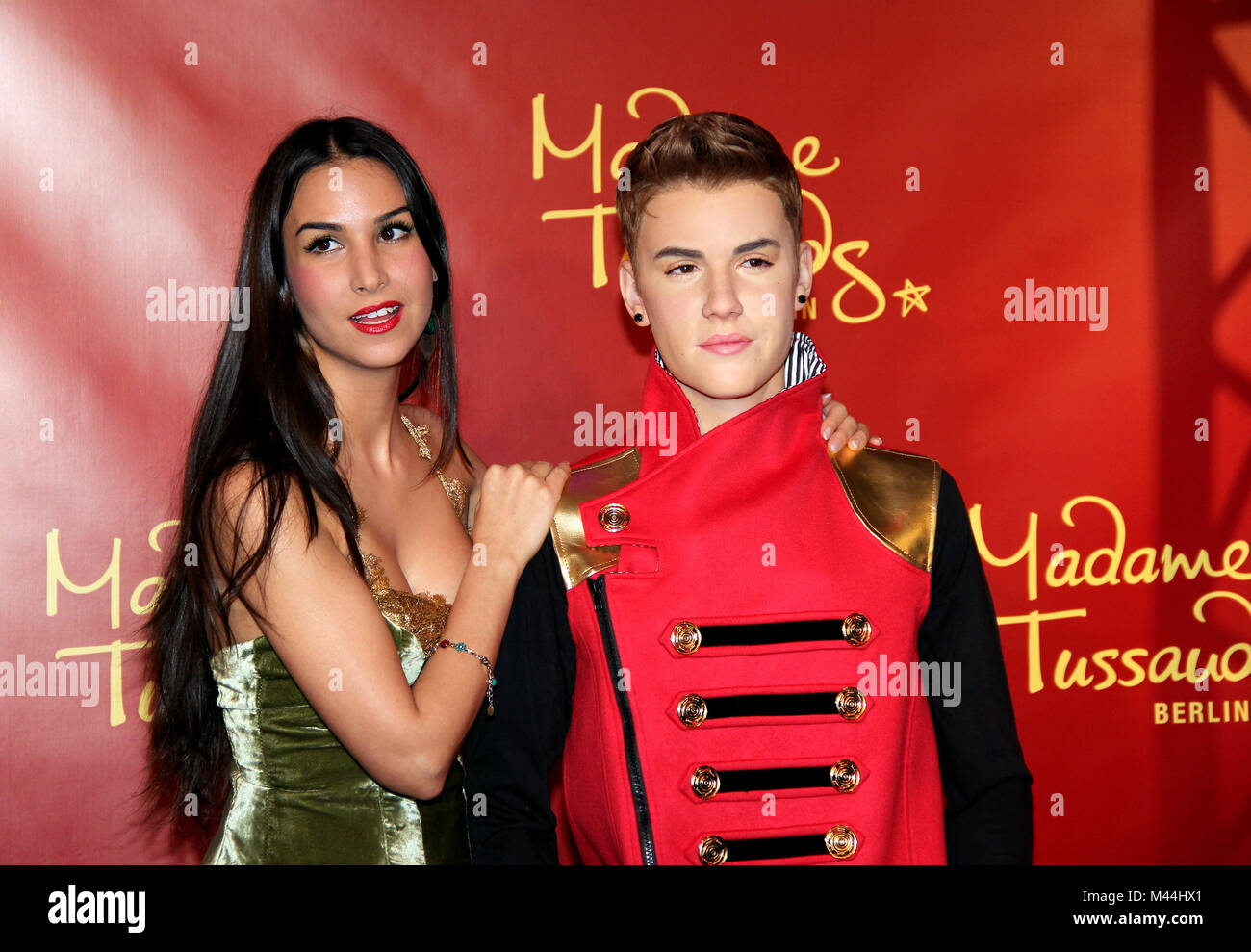 Madame Tussauds unveils the Justin Bieber waxwork Stock Photo