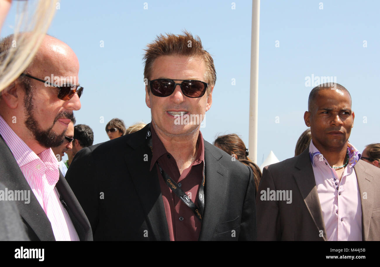 Alec Baldwin at the Croisette 65th Cannes Festival Stock Photo