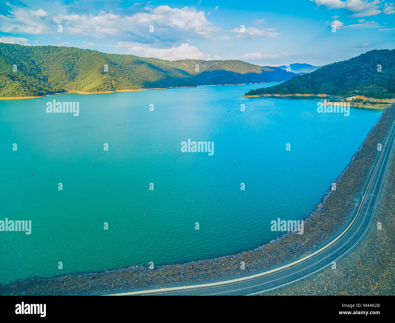 aerial view of Lake Eildon Dam in Melbourne, Australia Stock Photo Alamy