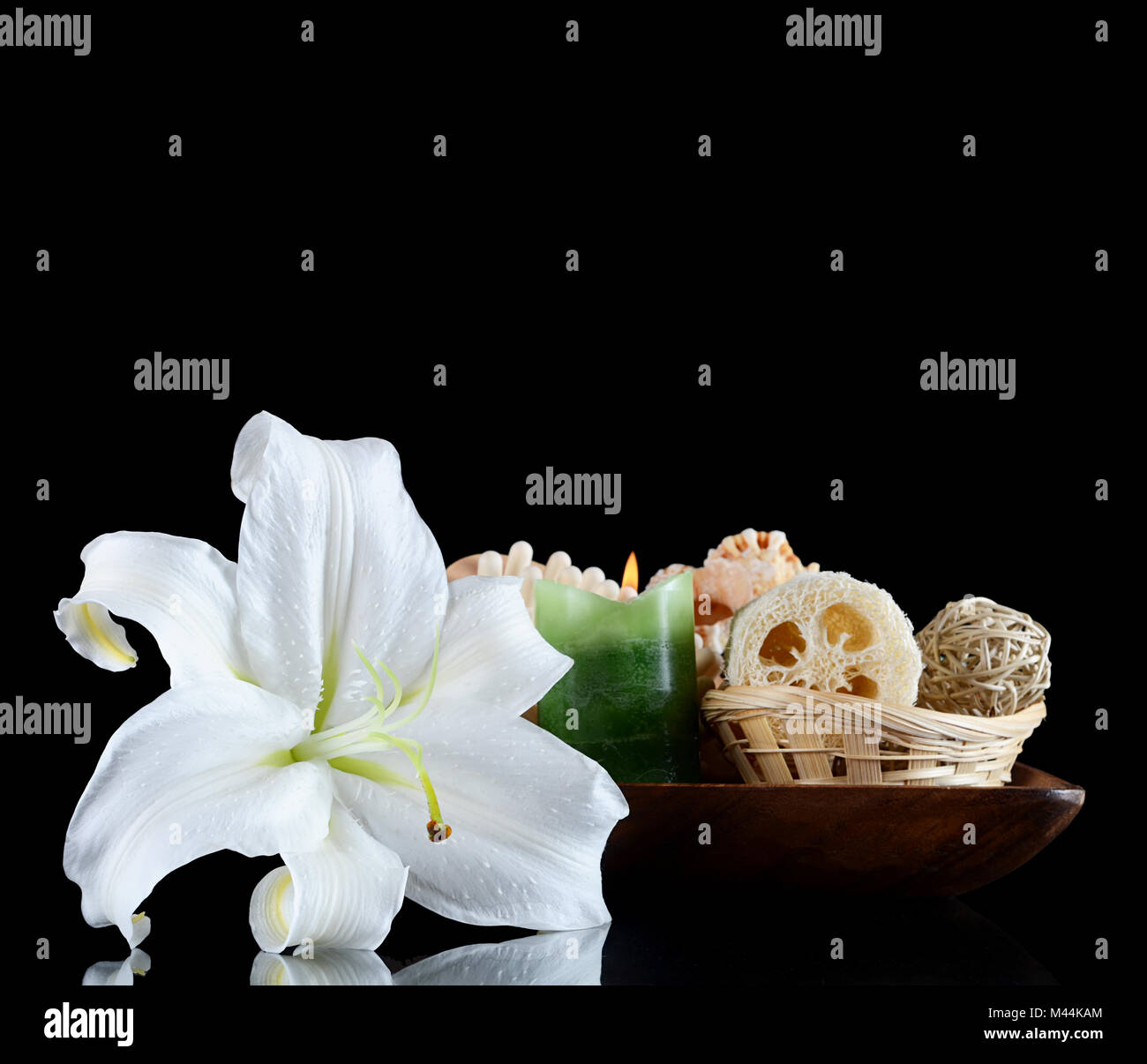 Set for massage and a peeling SPAprocedures Stock Photo Alamy