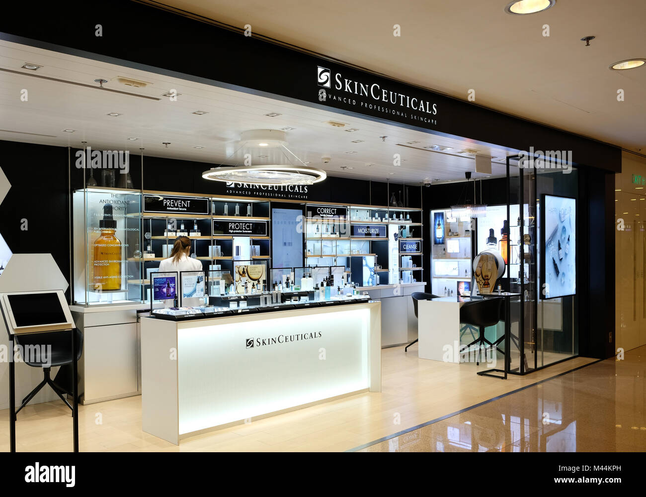 HONG KONG - FEBRUARY 4, 2018: SkinCeuticals shop in Hong Kong.  SkinCeuticals is a skin care line founded in 1997 by Alden Pinnell and  Russell Moon Stock Photo - Alamy