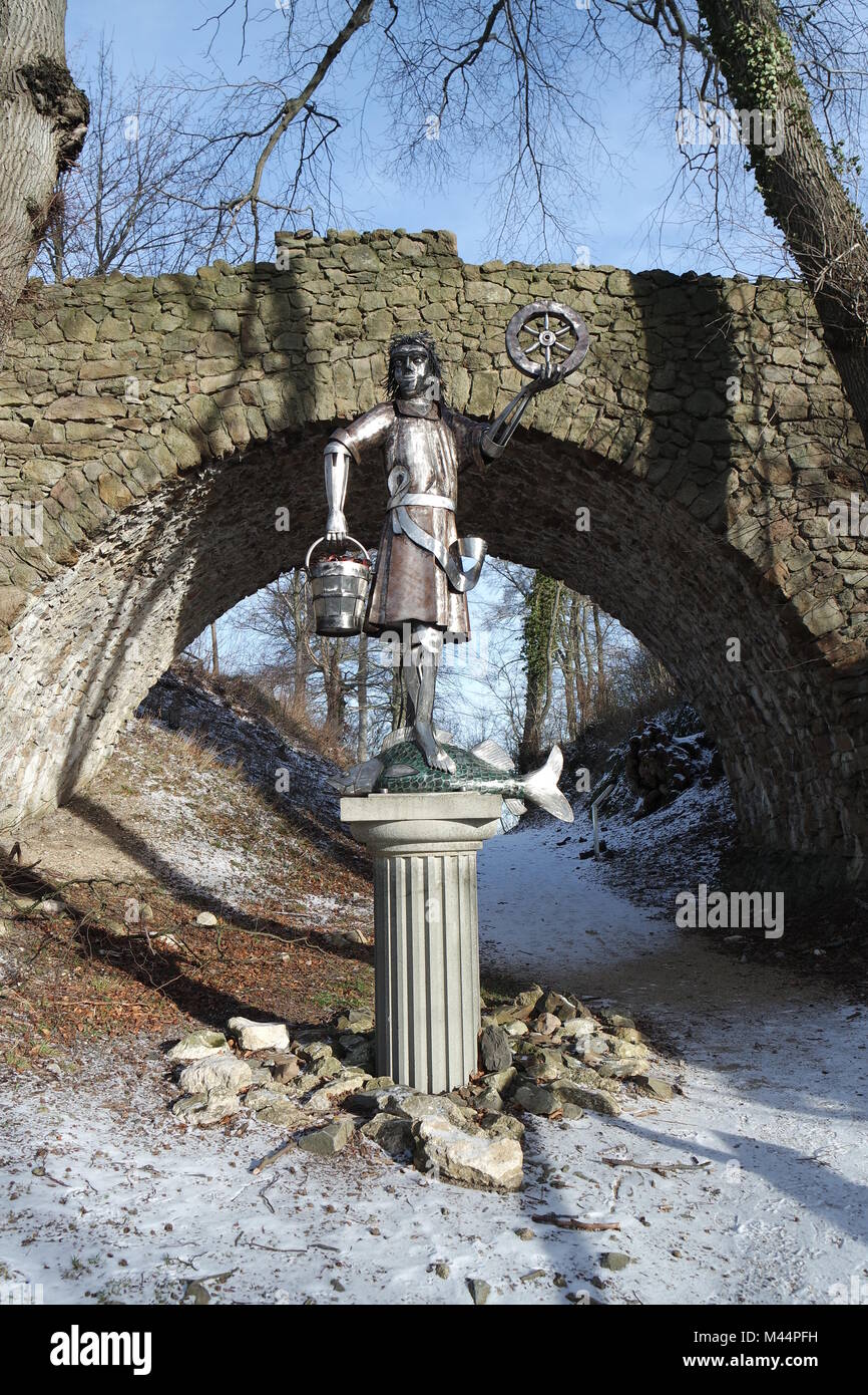 Saxony God Statue On Castle Hill In Bad Harzburg Stock Photo Alamy saxony-god-statue-on-castle-hill-in-bad-harzburg-stock-photo-alamy