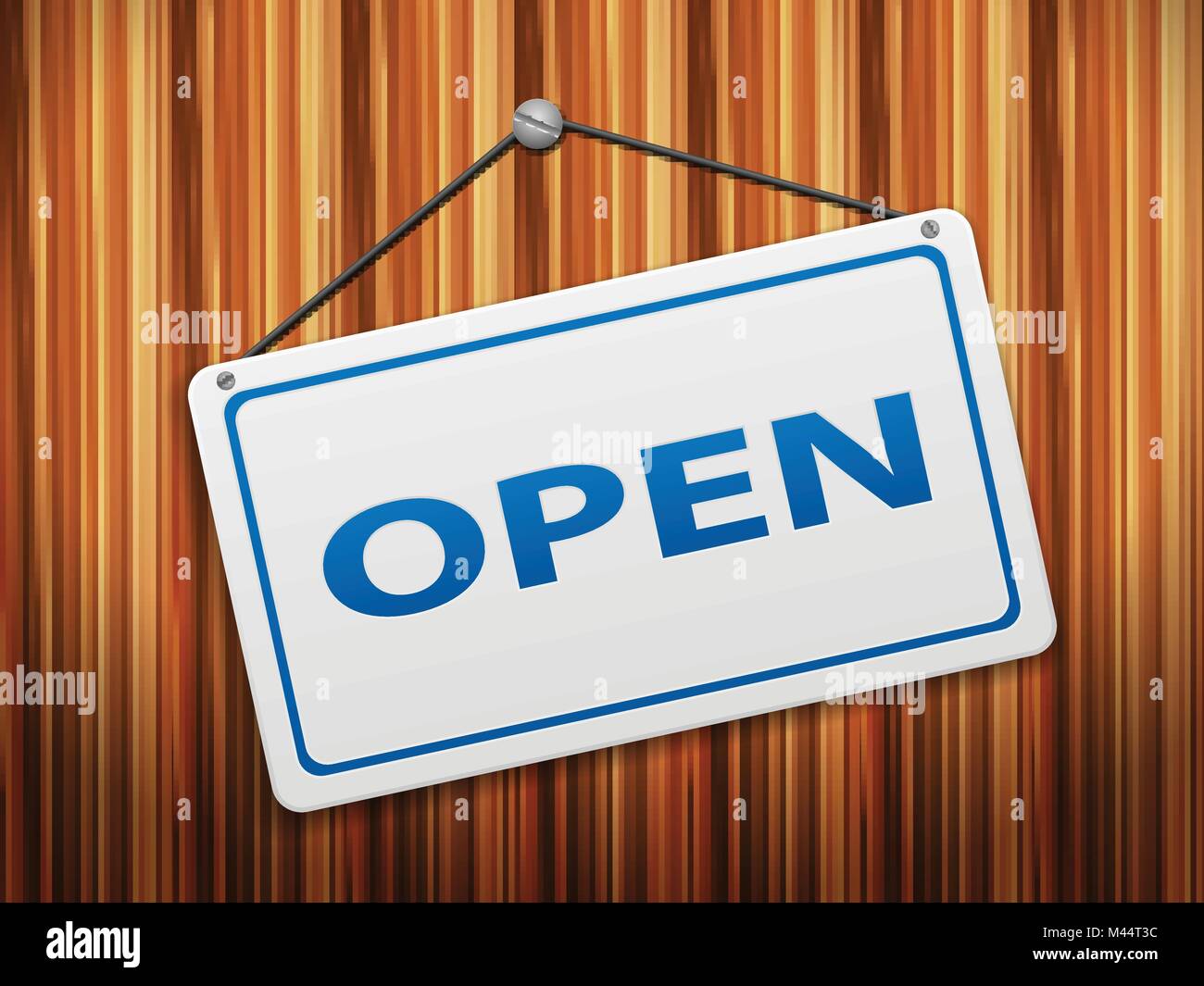 Wooden sign board welcome Stock Vector Images Alamy