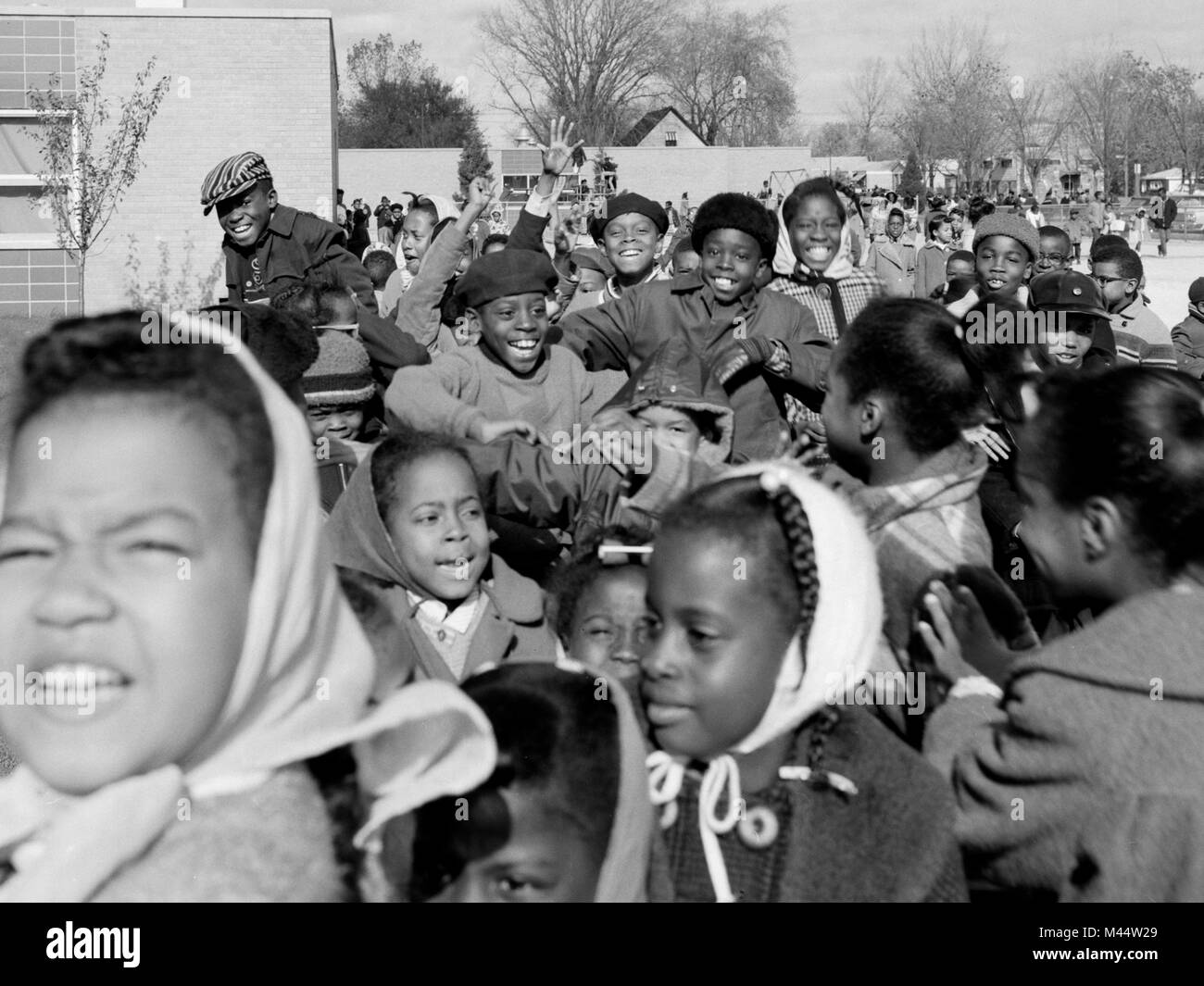 School playground on Chicago’s South Side, ca. 1965. File name: Stock Photo