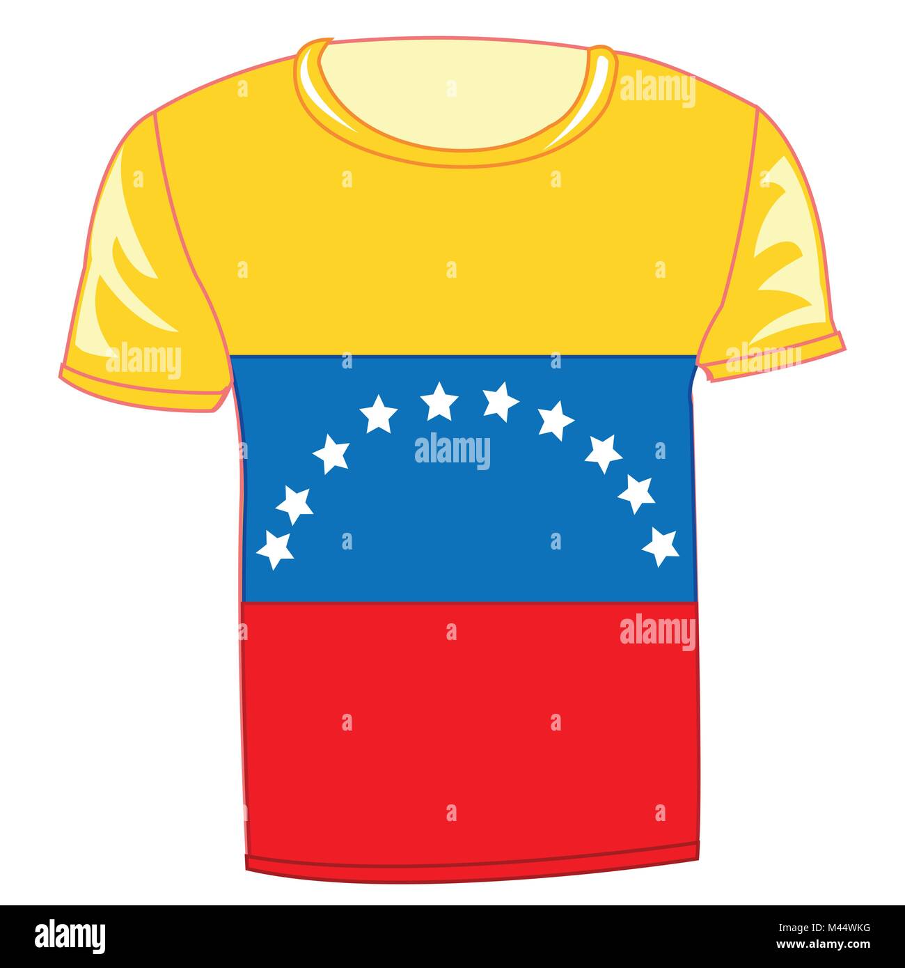 Jersey venezuela flag Stock Vector Images - Alamy
