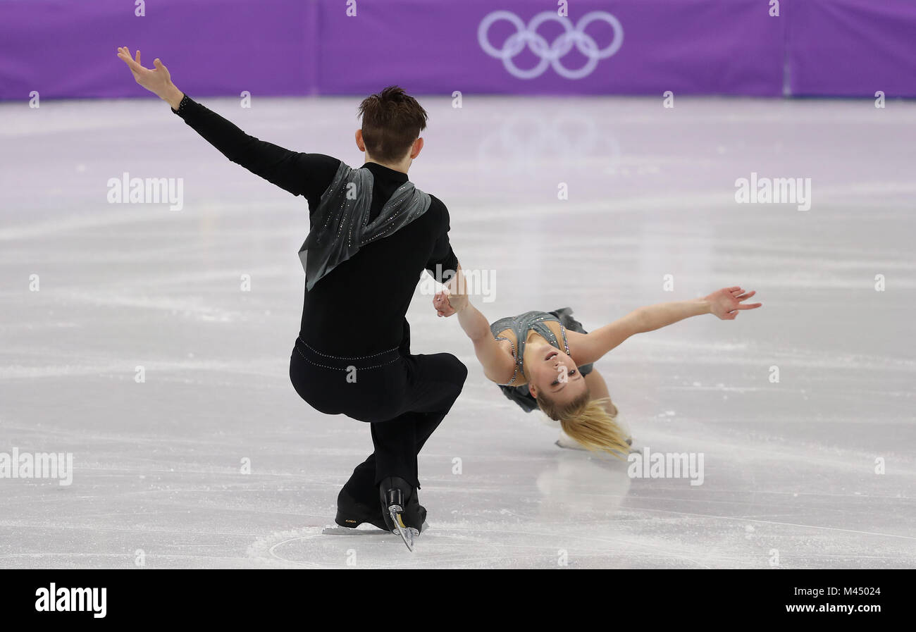 Ekaterina Alexandrovskaya and Harley Windsor of Australia in the Pairs