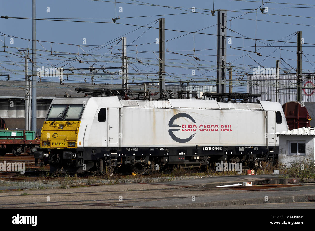 class 186;E 186 162-4;electric locomotive;hendaye;france Stock Photo