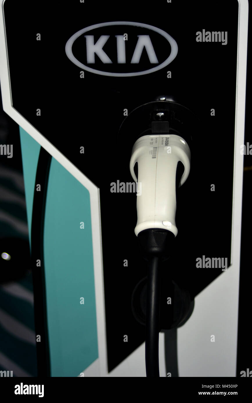 KIA Car Charger Stock Photo Alamy