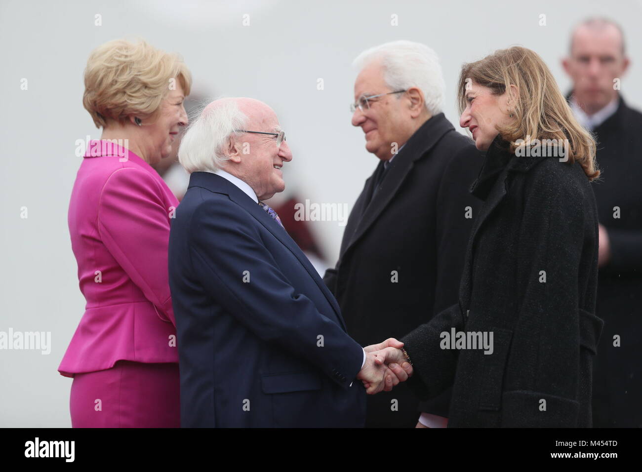 Italian president Sergio Mattarella and his daughter Laura Mattarella
