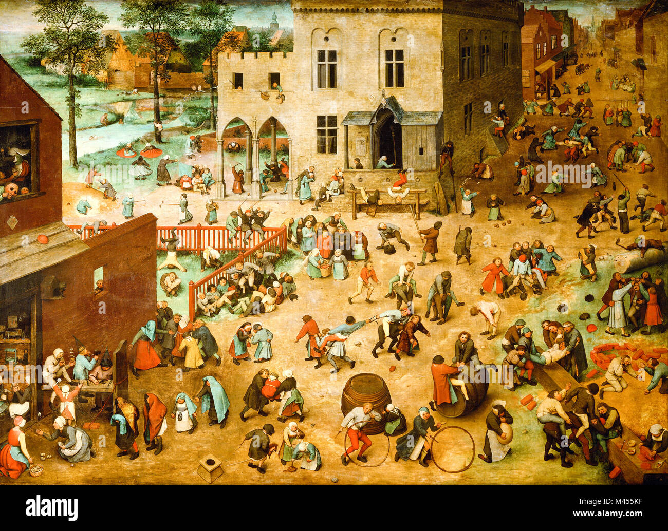 Pieter Bruegel, Children’s Games, 1560 Stock Photo