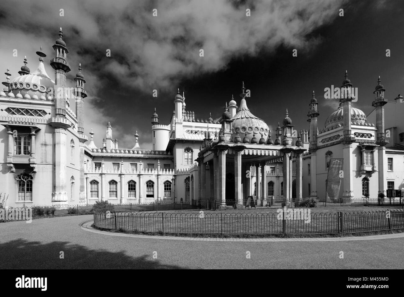 The ornate Brighton Pavilion, Brighton & Hove, Sussex, England, UK Stock Photo