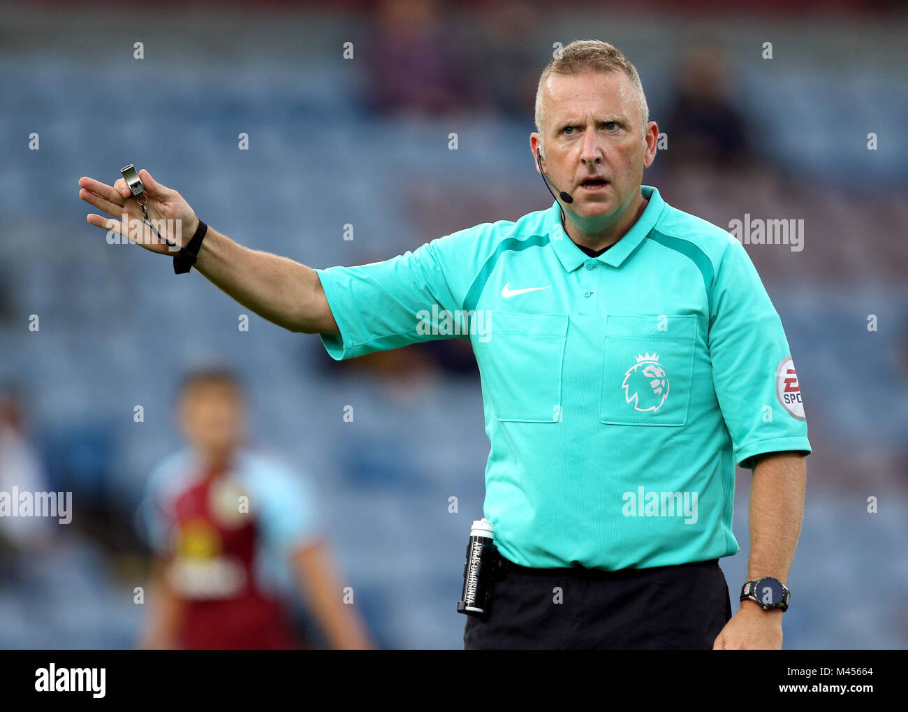 Referee Jonathan Moss Stock Photo Alamy