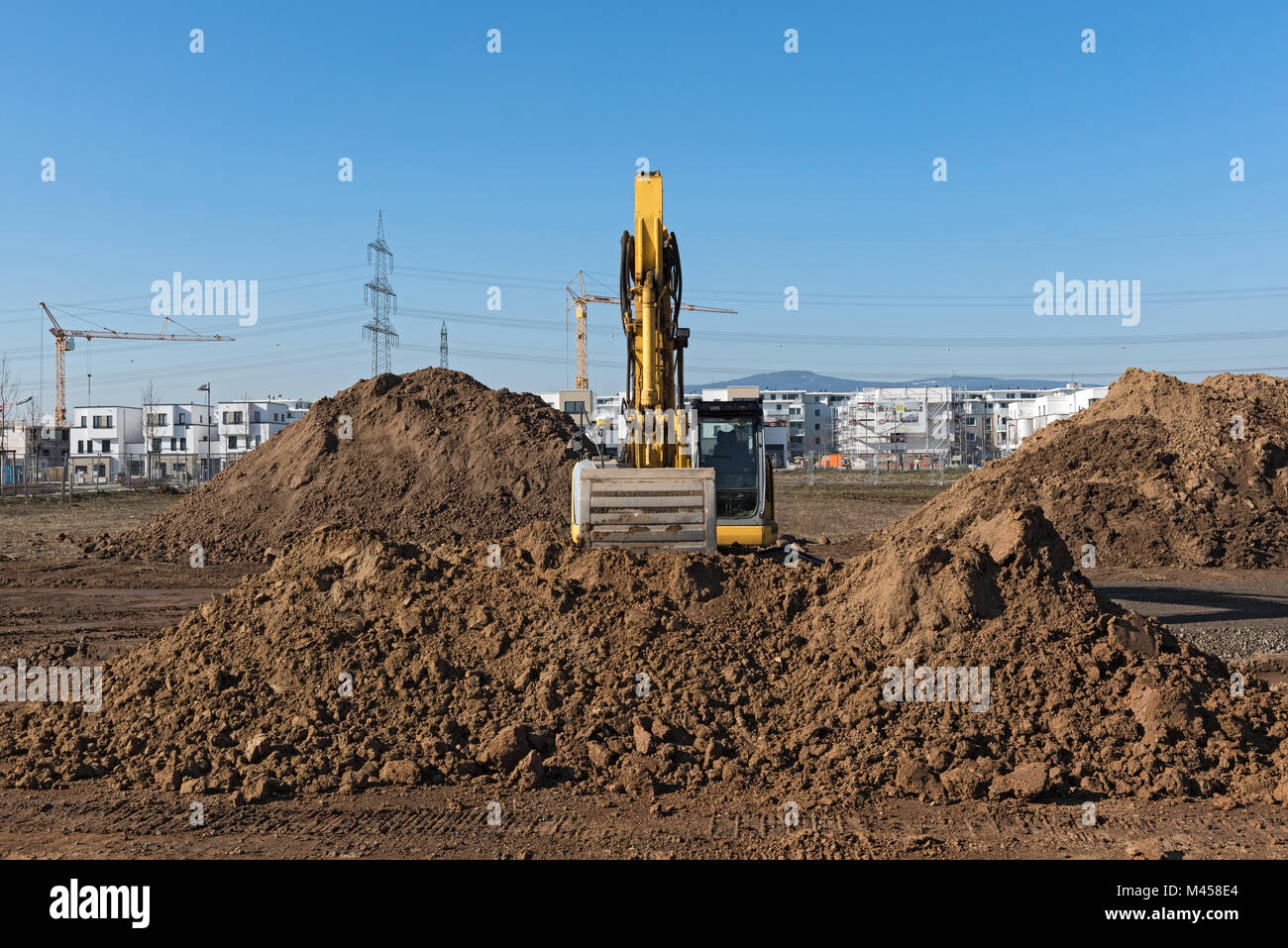 Wheel loader construction site hi-res stock photography and images - Alamy