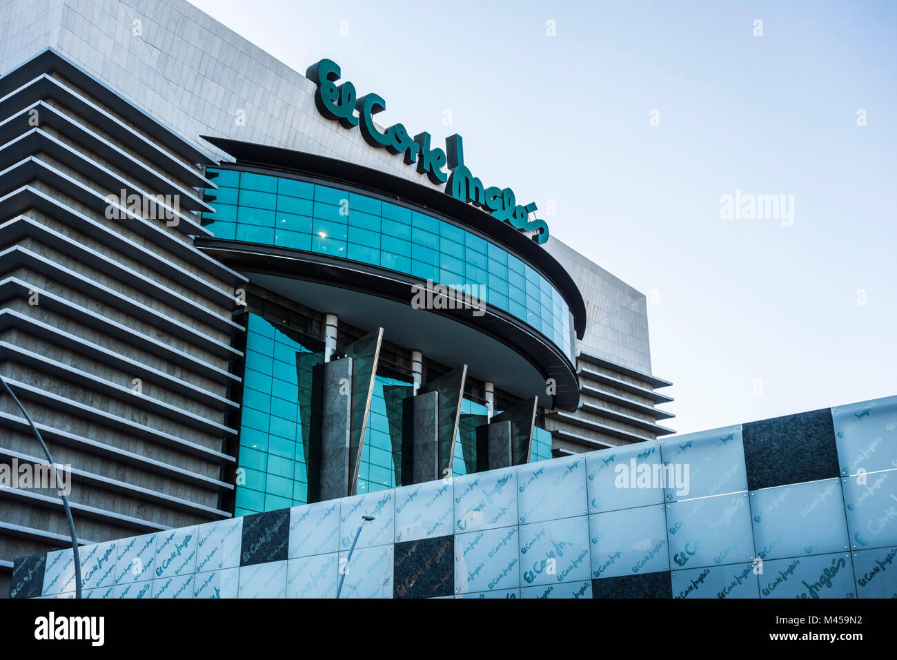 El Corte Ingles building, department store. Castellon,Spain. Stock Photo