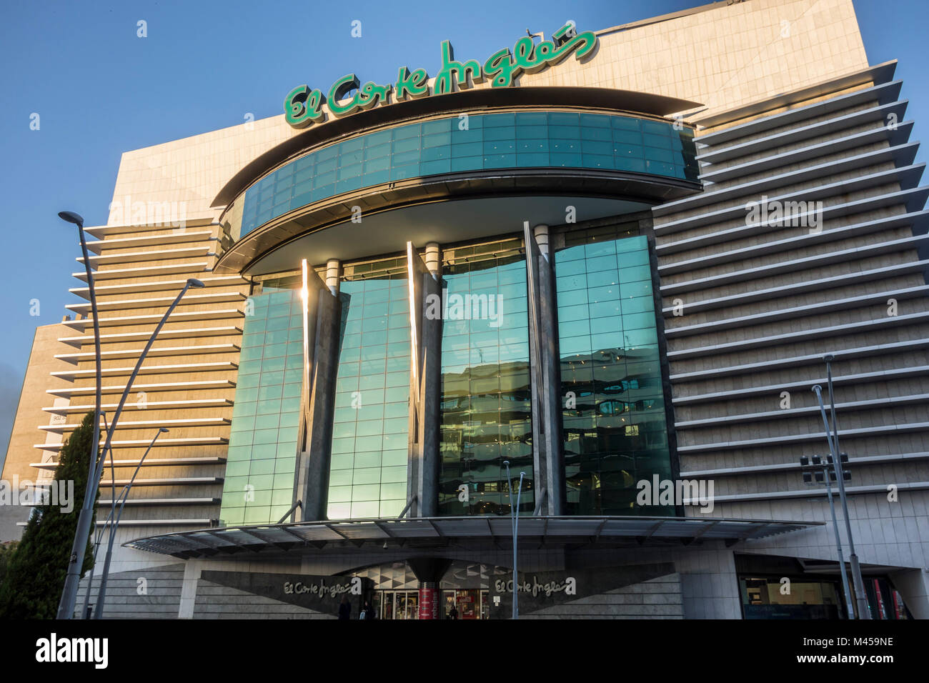 El Corte Ingles building, department store. Castellon,Spain. Stock Photo