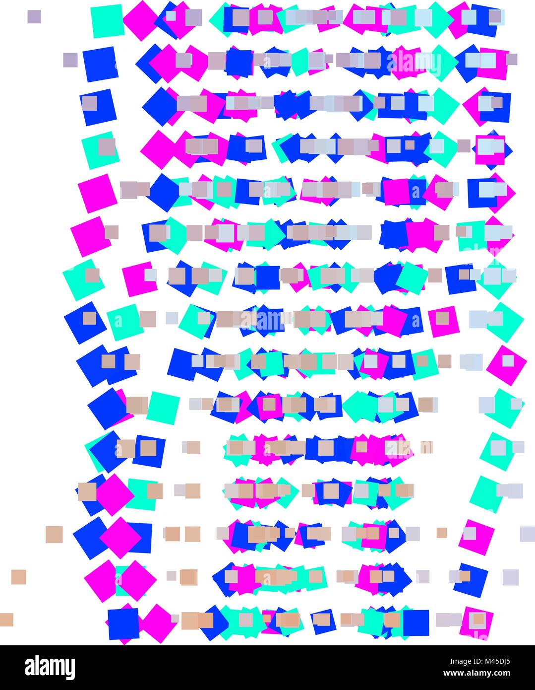Rectangles Overlapping Pattern Vector graphic. Colored abstract overlapping square, rectangle shape ...