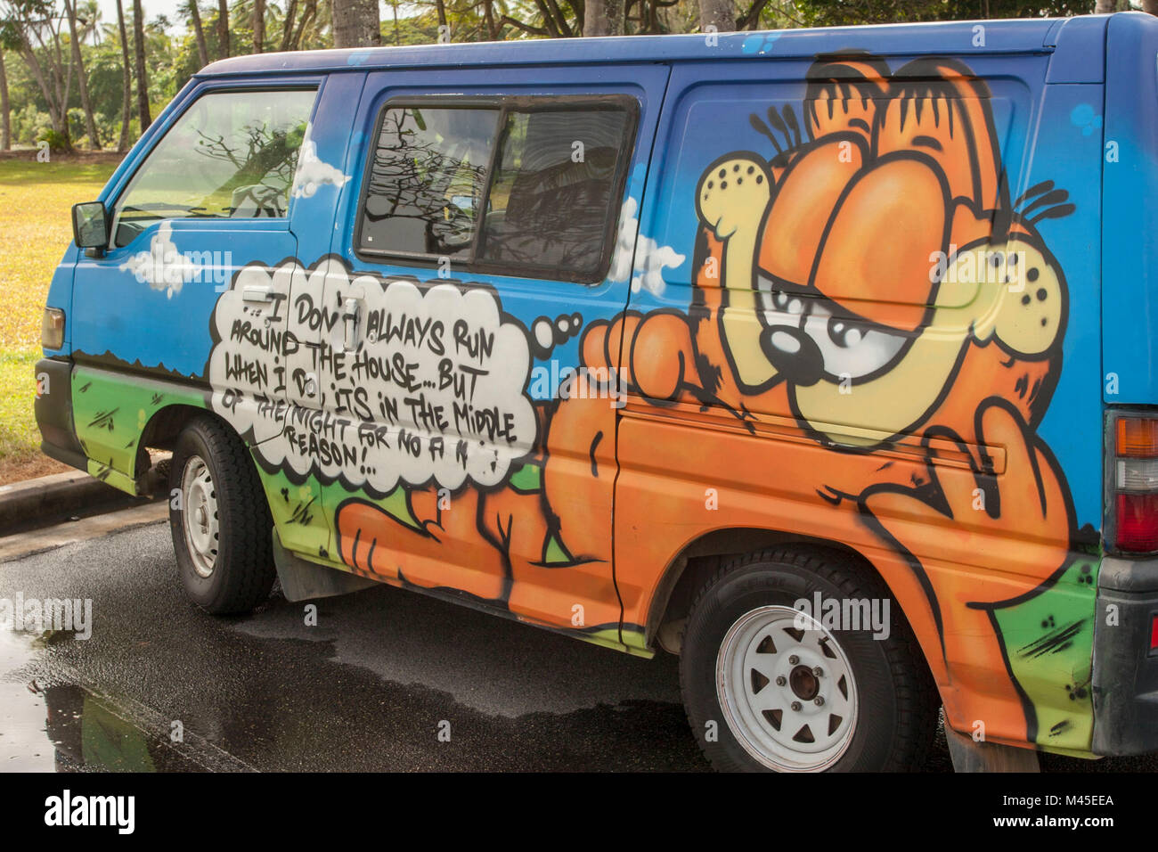 Amusing Hire Van Parked In Port Douglas Queensland Australia