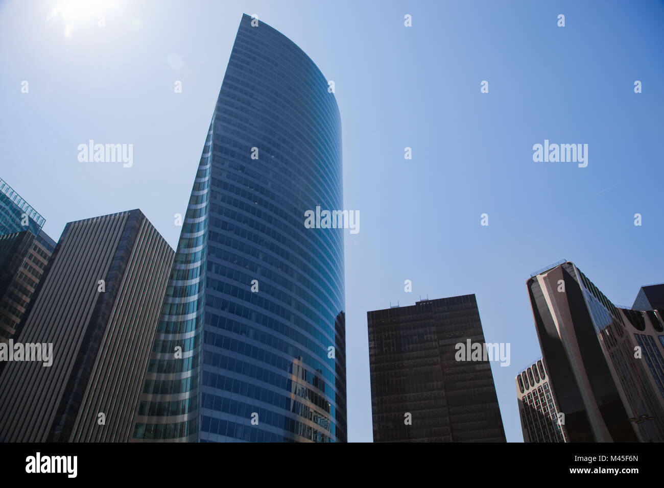 Business skyscrapers. La Defense, Paris, France Stock Photo