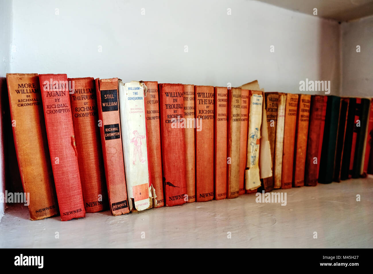 Collection of Just William books, by Richmal Crompton Stock Photo
