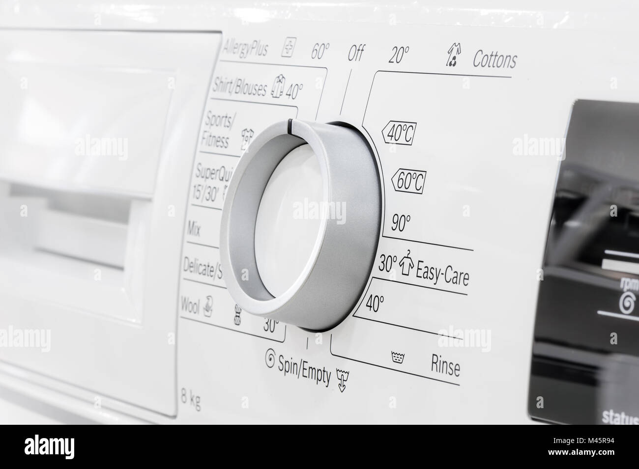 Washing machine control panel hires stock photography and images Alamy