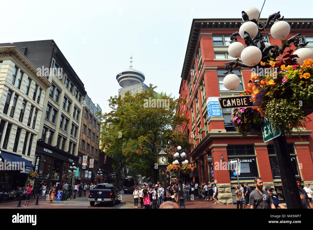 Gastown Vancouver, British Columbia, Canada Stock Photo