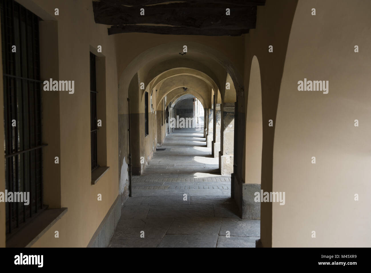 Historic Part of Luserna San Giovanni in Piemont Stock Photo - Alamy